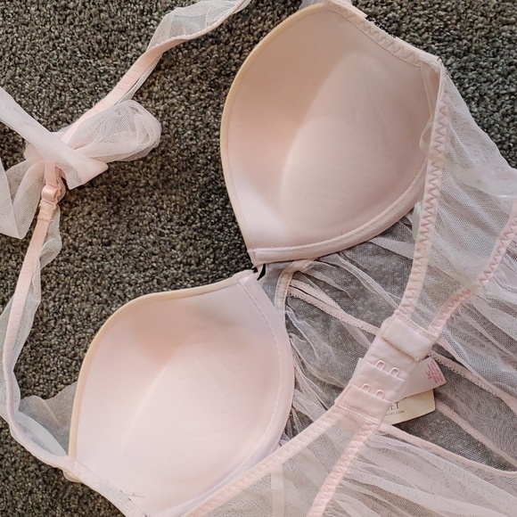 Victoria Secret Women Intimate Bra Tankini Top sz 34C - Picture 5 of 7